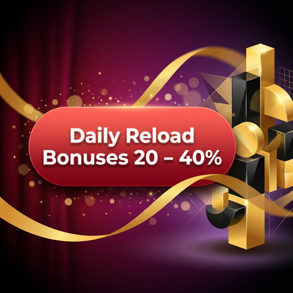 Daily Reload Bonuses 20 - 40%